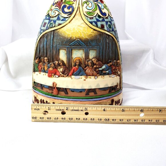 Jim Shore “The Last Supper” ANGEL "Do This In Remembrance Of Me" 10 inch Tall - Picture 9 of 11